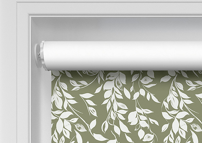 Hanging Greenery, Olive - Twist&Fit Roller Blind - Image 10